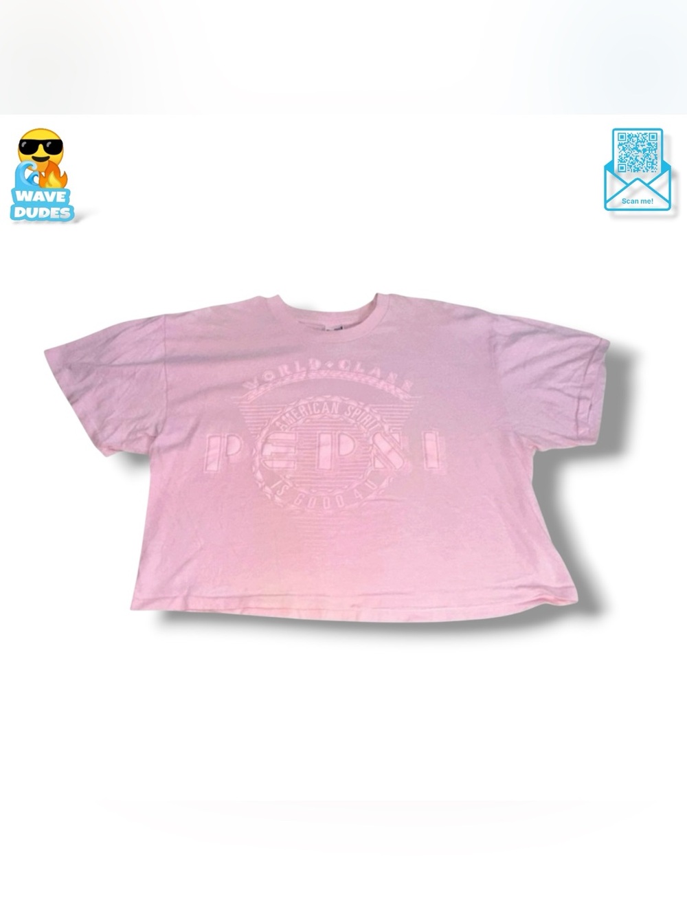 Women’s Pepsi Apparel America World Class Pepsi Crop Top T-Shirt